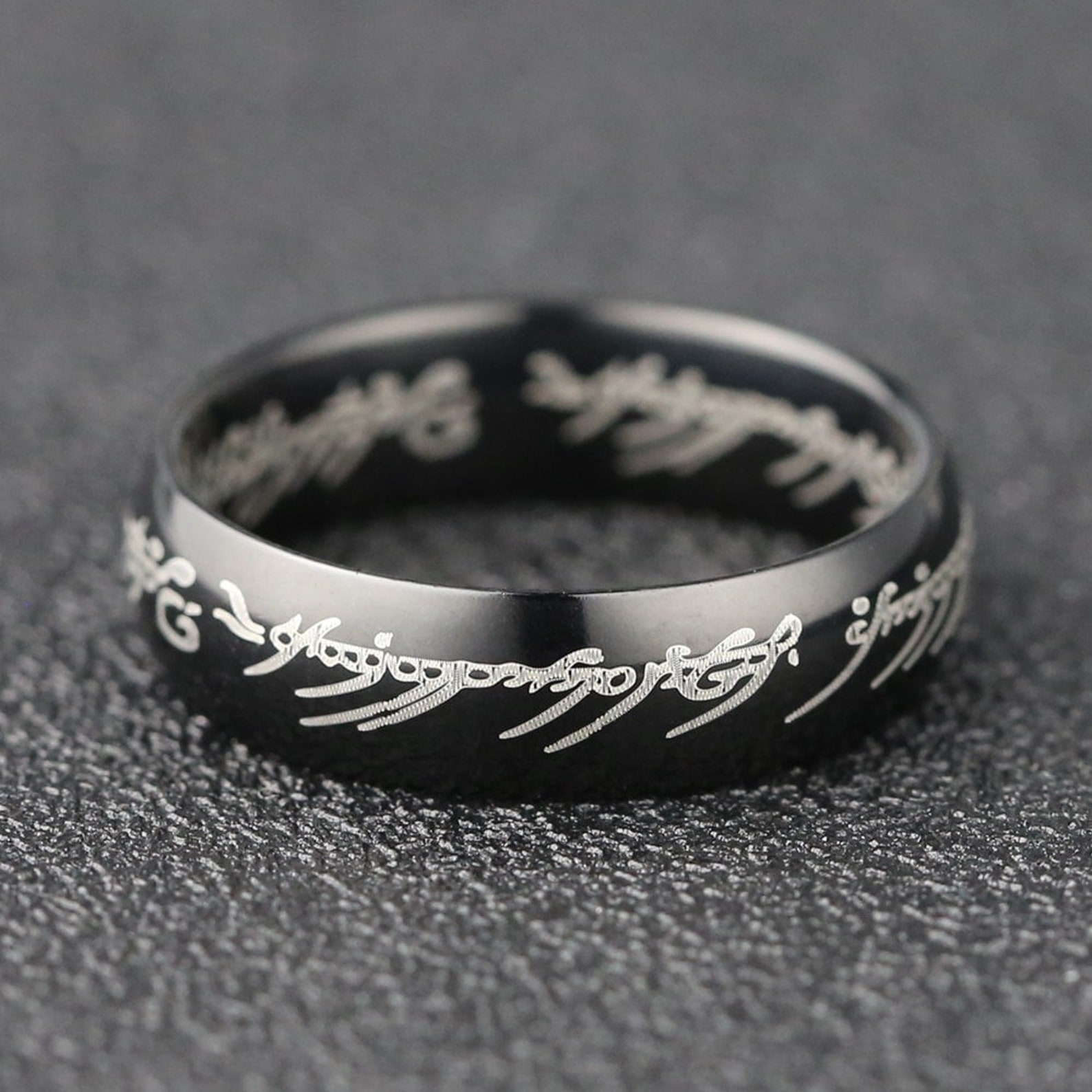 The Lord Of The Rings Wedding Ring Stainless Steel Ring of Power Lord of the rings Wedding Ring | Etsy