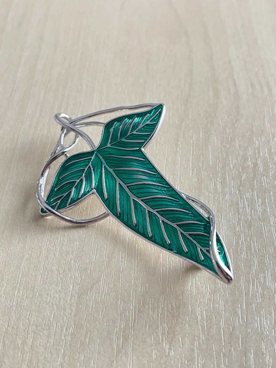 Fashion Jewelry Leaf Brooch Green Leaf Pins Vintage Gift Accessory - Etsy