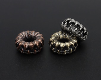 Cirkelvorm Paracord Kraal DIY Koperen Kraal Lanyard Hangers Sleutelhangers Accessoires: