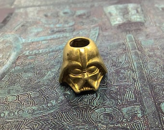 Brass Personality Helmet Knife Beads Umbrella Rope Bead Outdoor Knife Gadgets Pendant