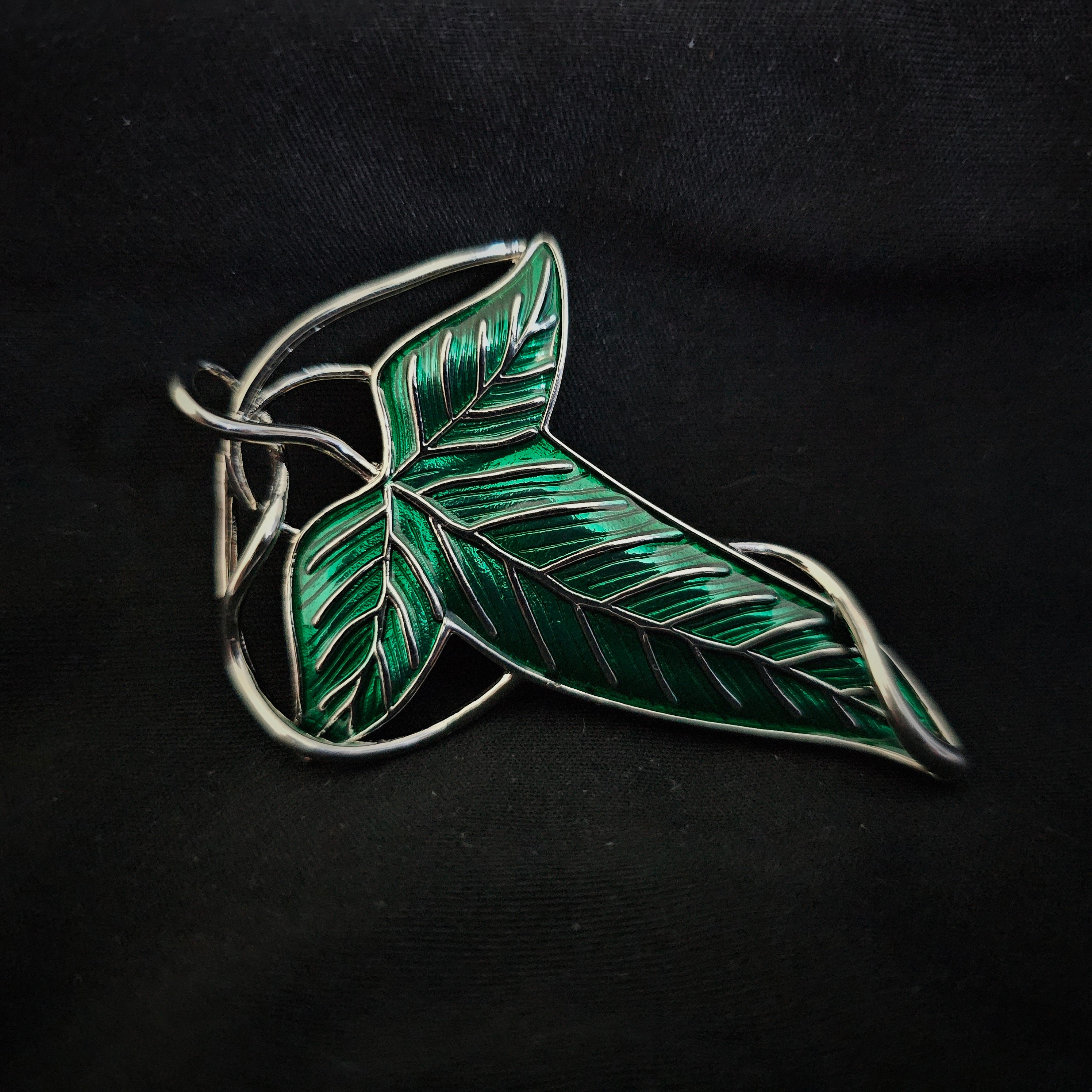 Red Leaf Brooch I Leaves of Lorien Brooch Elven Pin Wedding Gifts