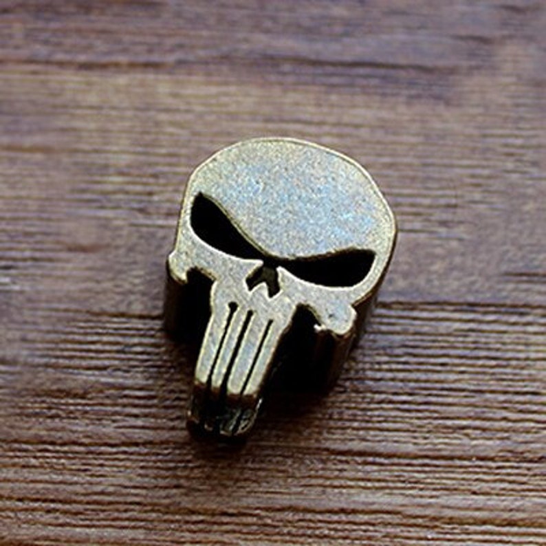 Brass Titanium Alloy Knife Beads Skull Umbrella Rope Cord Etsy