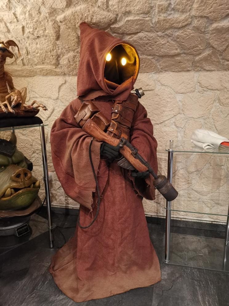Jawa Costume Robes Hood Boots 501st Approvable Etsy