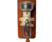Coffee Bean Grinder Dutch 1900 Wall Mill Antique Mint Working Black Espresso Java Cafe Royale Cappuccino Fresh Beans Boulevard Vintage