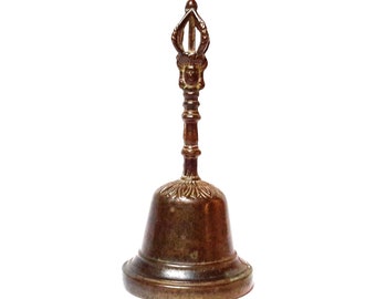 Brass Crown Reception Bell Hotel Bell Vintage Desk Bell Service Bell Counter Bell Brass Dinner Bell Table Bell Brass Bell Door Bell 1950