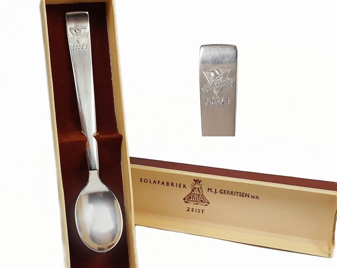 Antique Dutch Silver Spoon Breda Sola Gero Zilmeta Spoon Dutch Memory