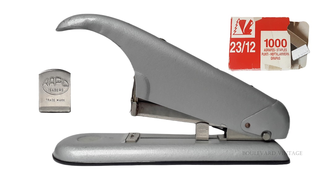 Swedish Stapler Isaberg Rapid Esselte Vintage Heavy Duty Etsy