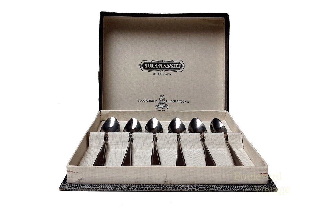 Vintage Dutch Silver Plated Spoon Vintage Liquor Gift Dutch Spoon Gero