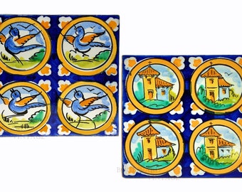 Manuel Ramos Rejano MR 2 Sevilla Tiles 1910 Antique Spanish Tile Sevilla Wall Art Antique Majolica Pottery Spanish Mosaic Tile Seville Art