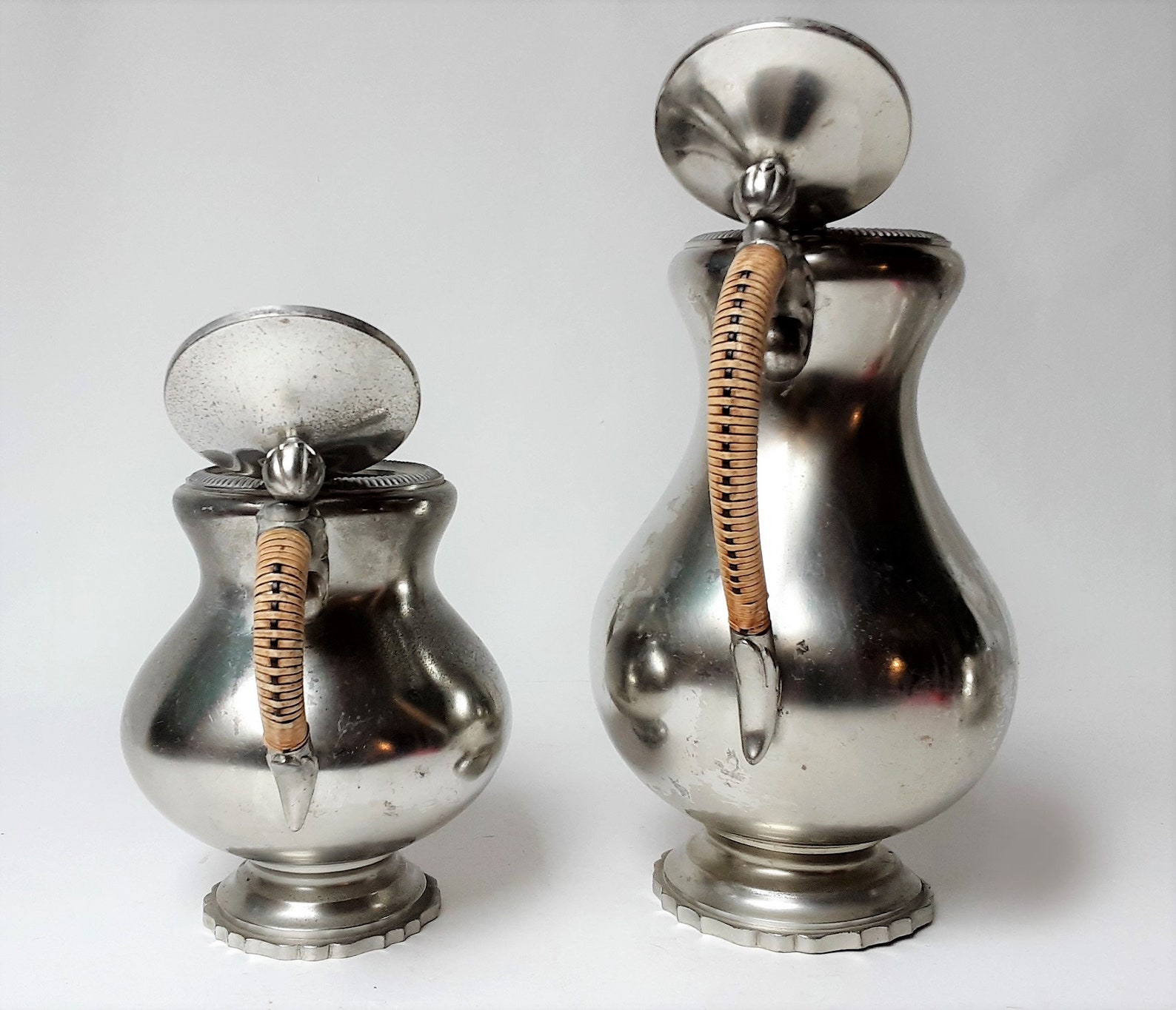 Royal Holland Pewter Tea Set Daalderop Pewter Coffee Set Etsy