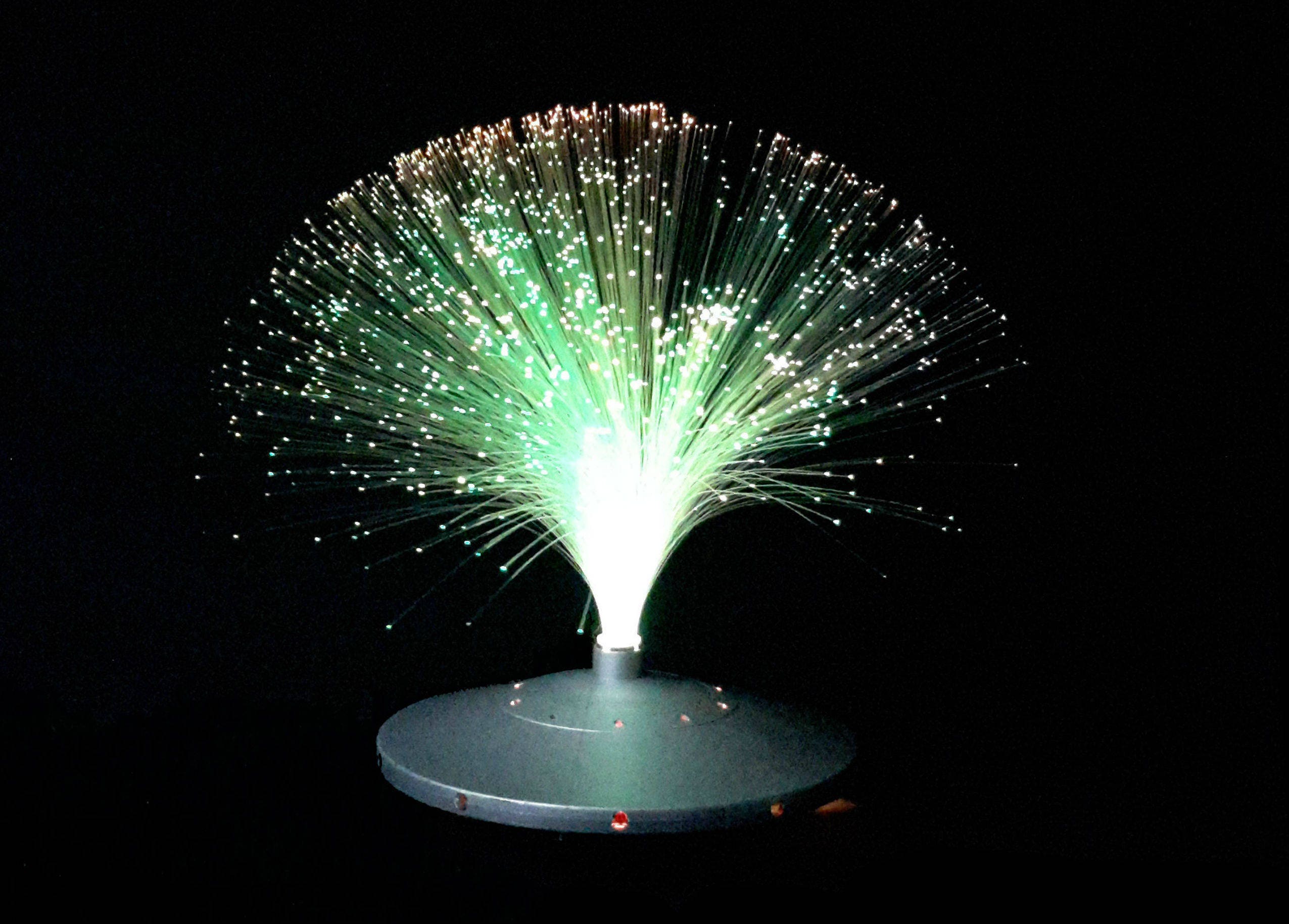 Ufo fibre optic lamp deals