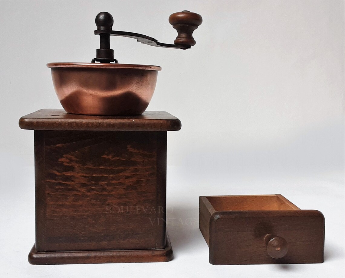 Antique Dutch Copper Coffee Grinder by Douwe Egberts Dutch Etsy