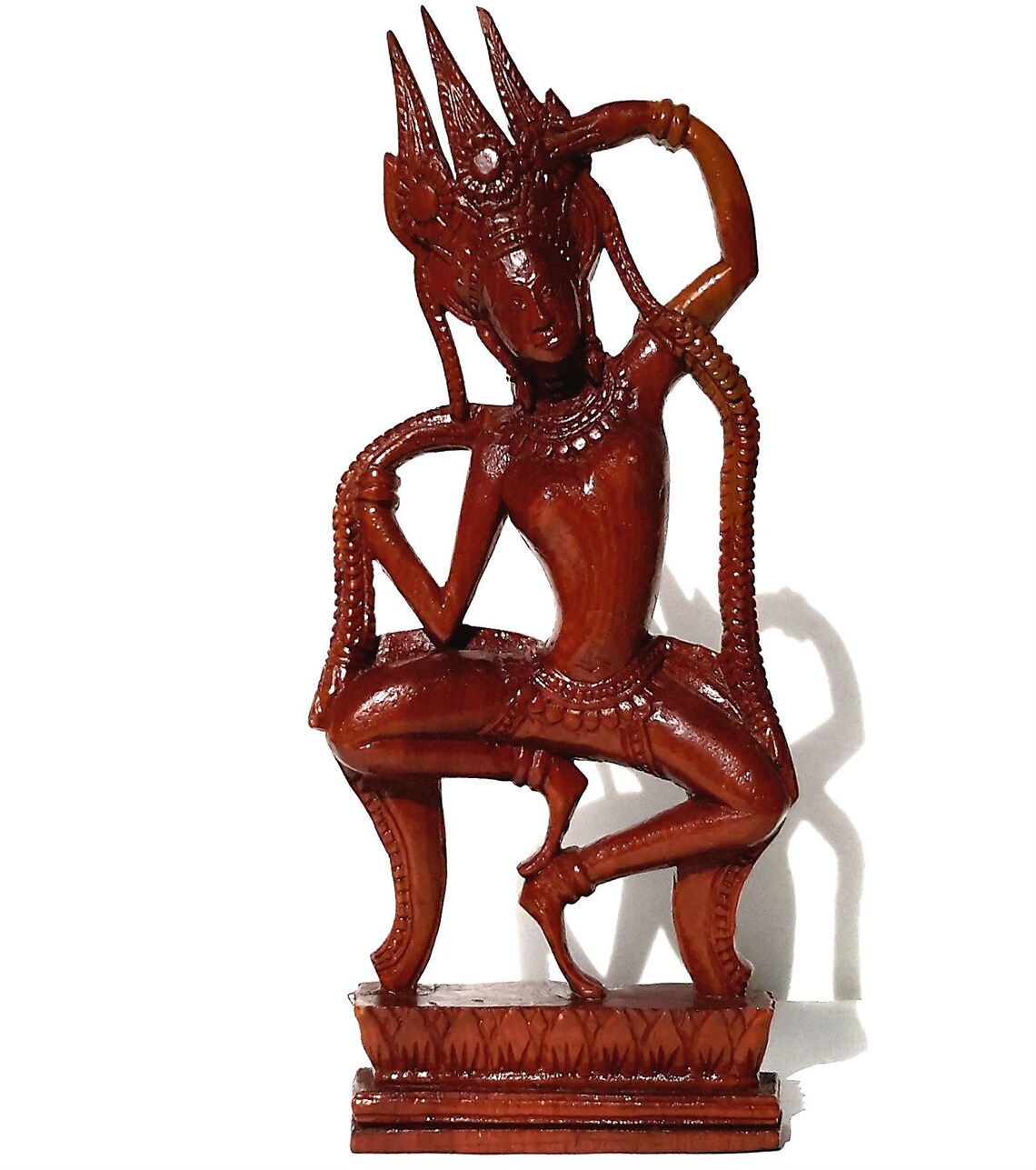 Balinese Art Suar Wood Indonesia Sculpture Lady Bali Decor Etsy