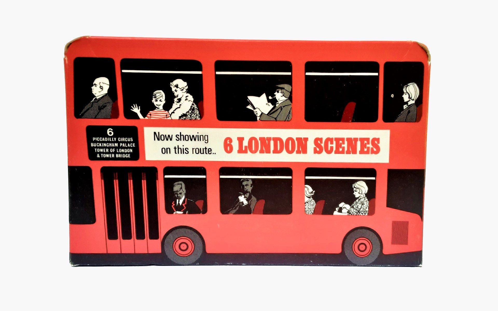 Antique London Shot Glasses Double Decker Bus Goblet Set of 6 Etsy