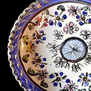 Nederlands bord Majolica bord ontwerp door DOK Majolica aardewerk Nederlands aardewerk Majolica Bowl De Olde Kruyk Holland Dutch Gift Charger Plates
