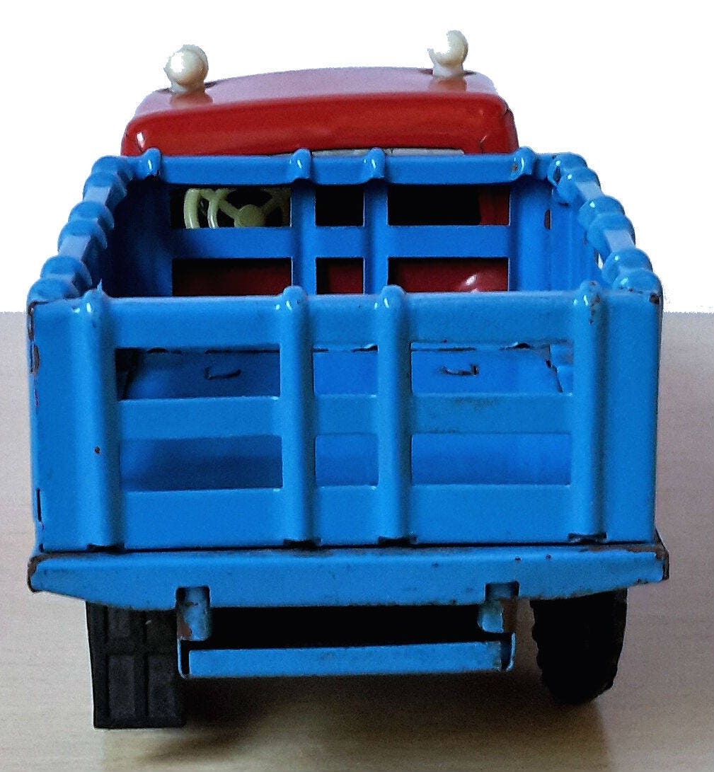 マルサン　FORD（フォード）トラック　ブリキ　ブルドックトイ　昭和レトロ マルサン ブルドッグトイ ピックアップ トラック ブリキ 日本製
