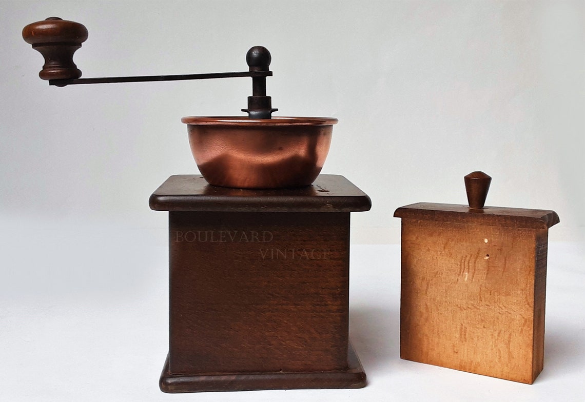 Antique Dutch Copper Coffee Grinder by Douwe Egberts Dutch Etsy