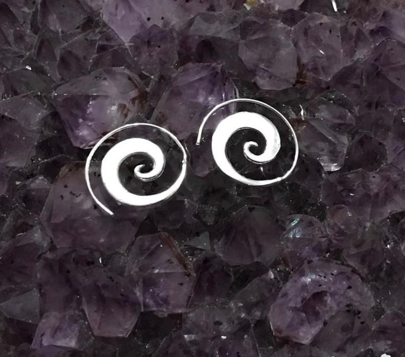 spiral earrings