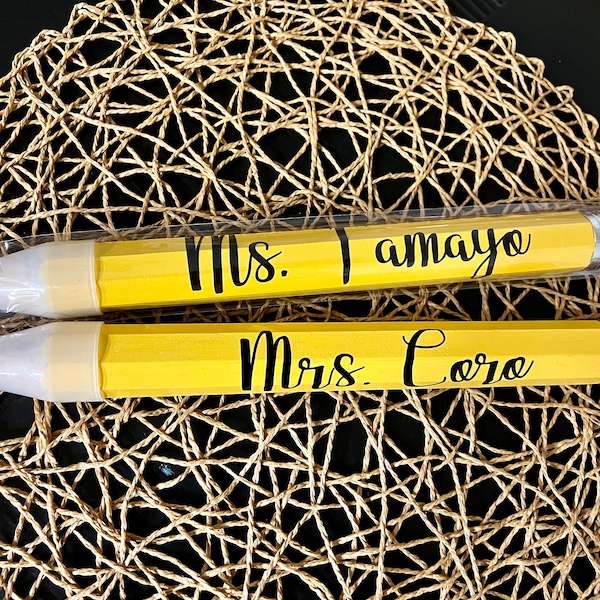Custom Jumbo Pencils Etsy