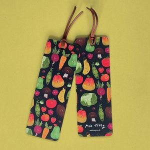 Fruit &#39;N Vegetables | Cute Kawaii Pattern Bookmark