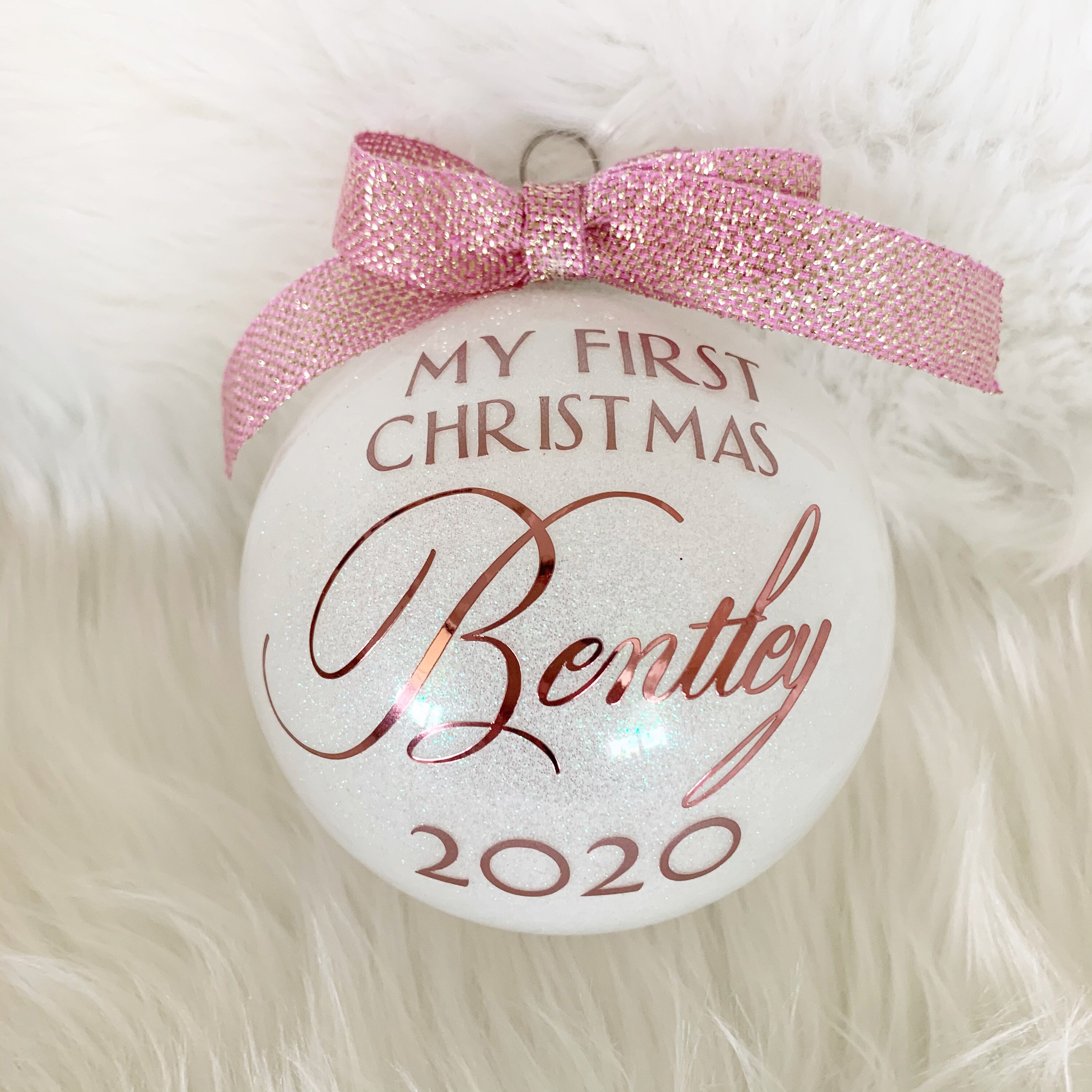 Babys first ornament babys Christmas ornament 2020 first Etsy