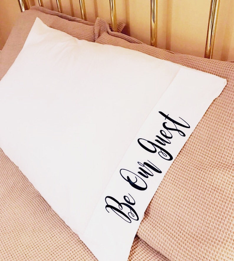 pillow case for guest room guest room decor be our guest Be Our Guest Pillow Cases Decorative pillow case home decor ideas pillow sham