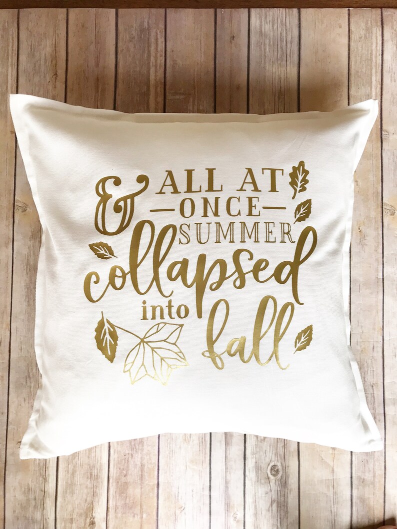 Fall Decor Fall Decorations Throw Pillow Pillow Covers Etsy