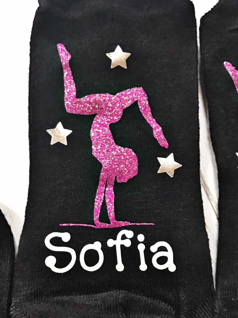 Gifts for Gymnast Personalized Gymnastic Socks Gymnastics Etsy