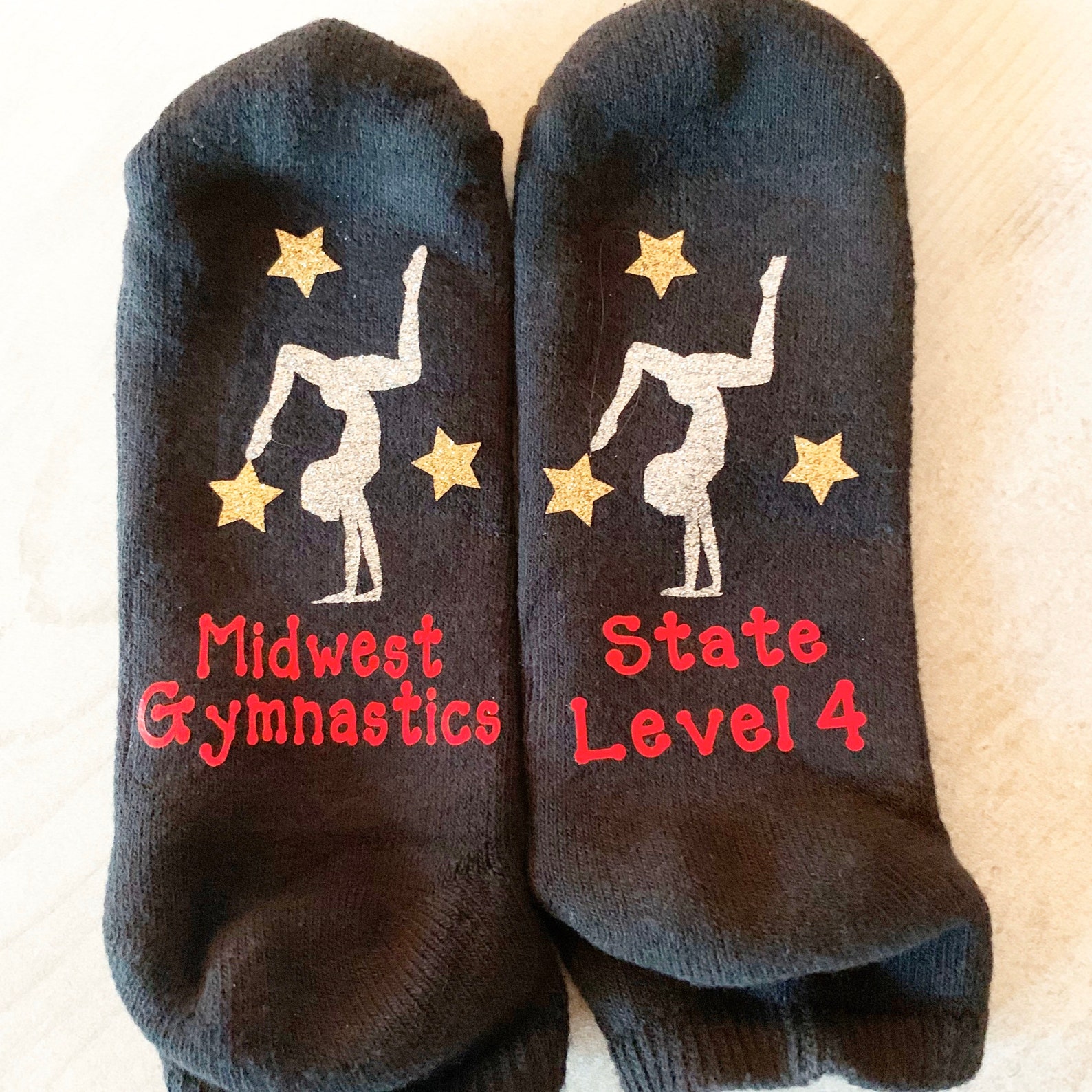 Gymnastic socks gymnastics gifts personalized gymnastic Etsy