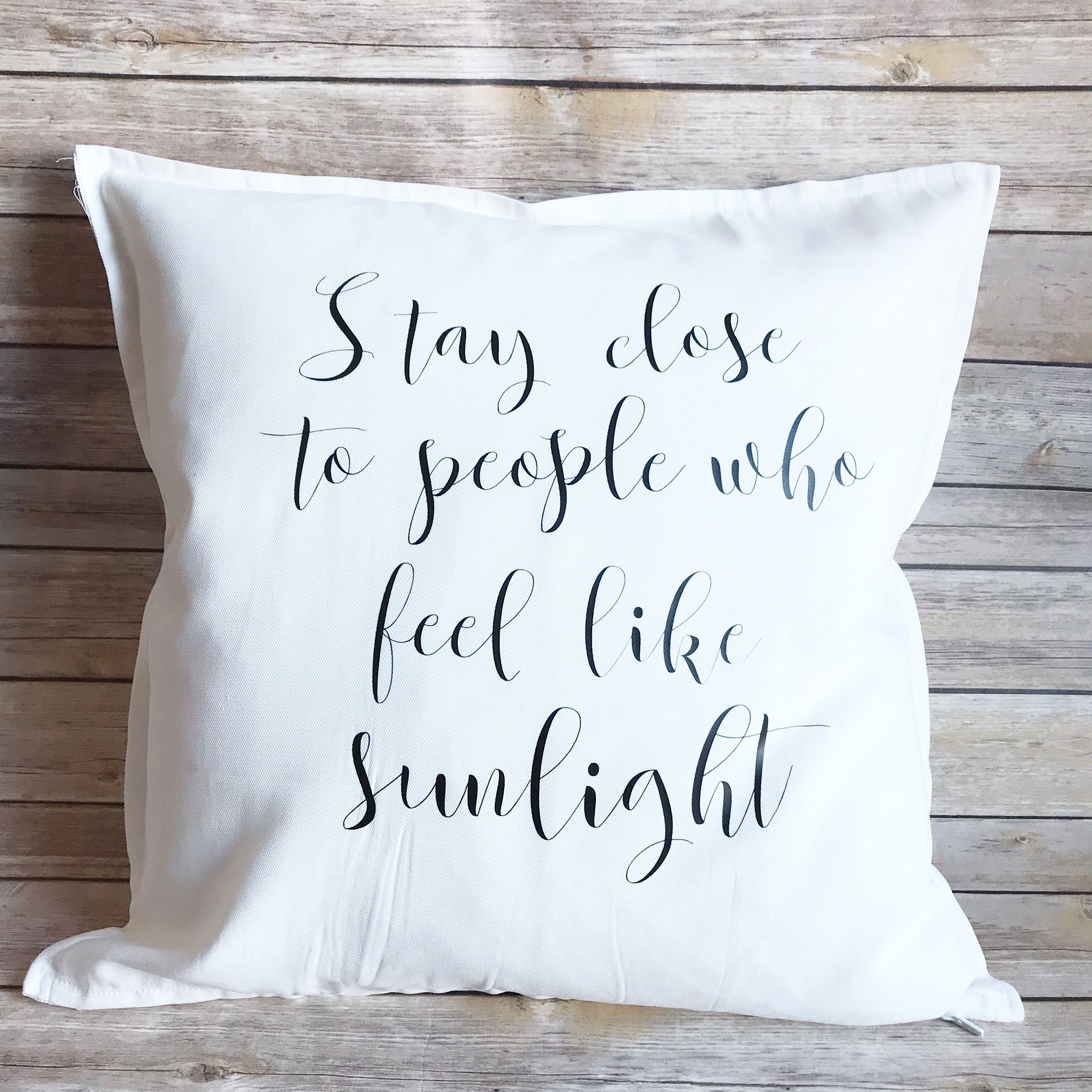 Positive quotes for pillows unique gifts encouragement gift Etsy