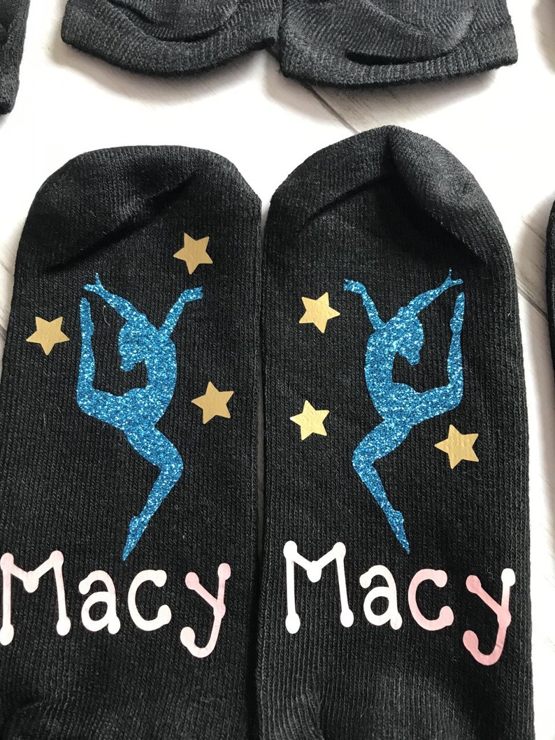 Gifts for Gymnast Personalized Gymnastic Socks Gymnastics Etsy