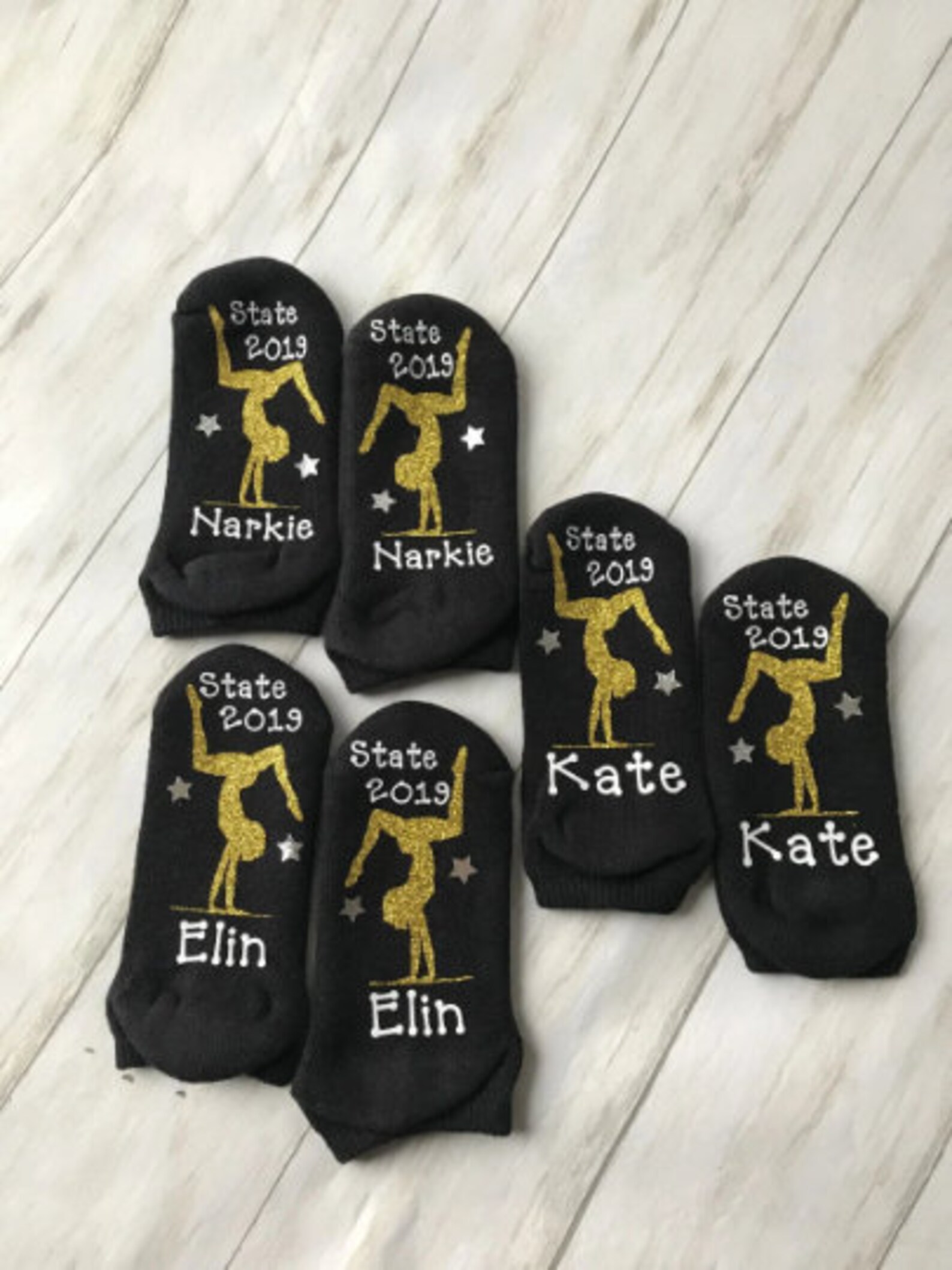 Gifts for Gymnast Personalized Gymnastic Socks Gymnastics Etsy