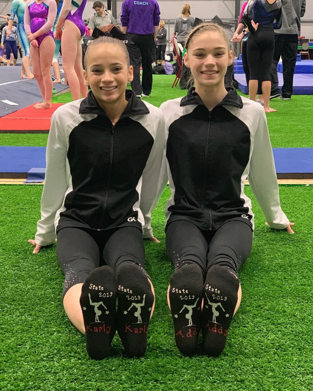 State Gymnastic Socks State Meet Gymnastics Gift Gymnast Etsy