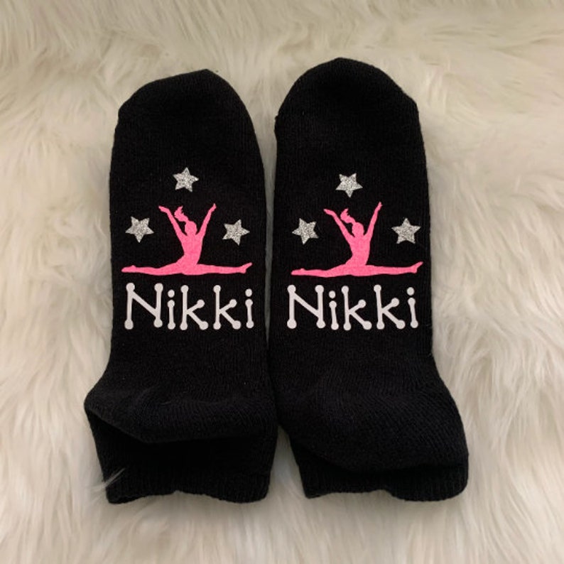 Gifts for Gymnast Personalized Gymnastic Socks Gymnastics Etsy