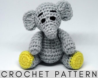 Henry Elephant Amigurumi Crochet Pattern
