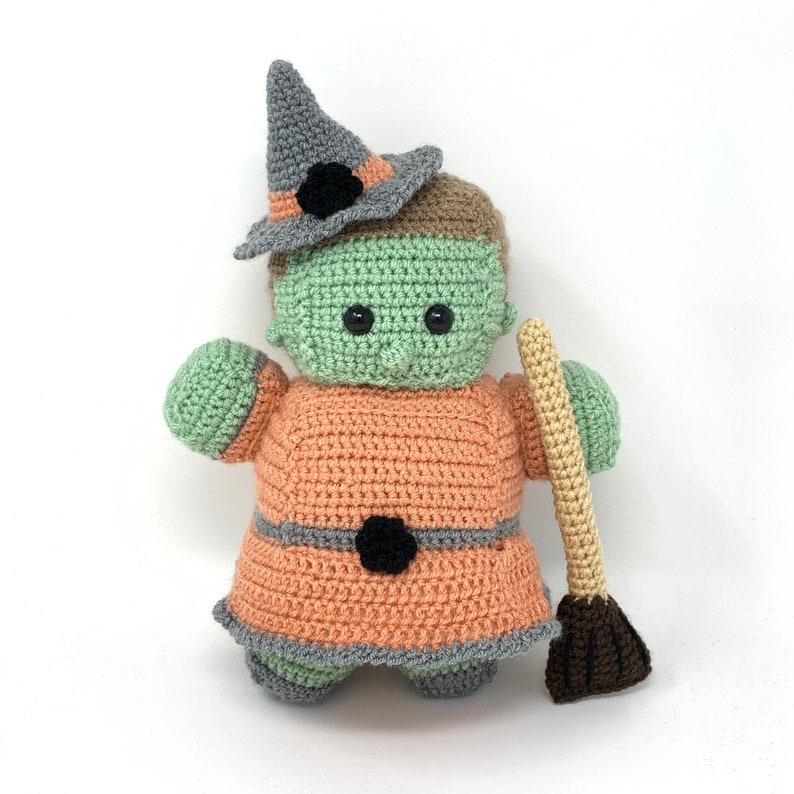 Witch Crochet Pattern Large Witch Amigurumi Crochet Pattern Halloween Amigurumi Halloween Crochet Pattern PDF Crochet Pattern image 6