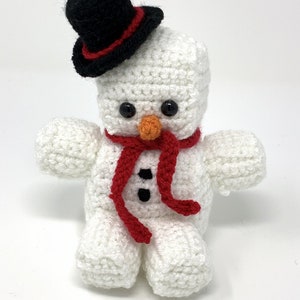 Snowman Christmas Amigurumi Crochet Pattern Snowman Crochet Pattern Amigurumi Snowman Pattern PDF Crochet Pattern image 3