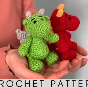 Dragon Crochet Pattern – crochet dragon pattern – amigurumi dragon pattern – dragon amigurumi crochet pattern– PDF crochet pattern