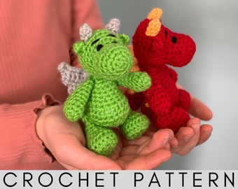 Dragon Crochet Pattern – crochet dragon pattern – amigurumi dragon pattern – dragon amigurumi crochet pattern– PDF crochet pattern