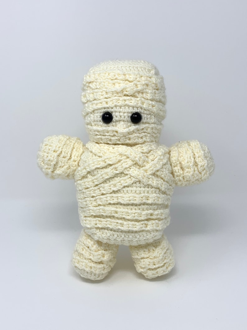 Mummy Crochet Pattern Mummy Amigurumi Crochet Pattern Halloween Amigurumi Pattern Halloween Mummy Crochet Pattern PDF Crochet Pattern image 9