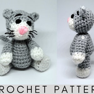 Maisy Cat Amigurumi Crochet Pattern - Crochet Pattern Small Cat