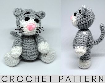 Maisy Cat Amigurumi Crochet Pattern - Crochet Pattern Small Cat