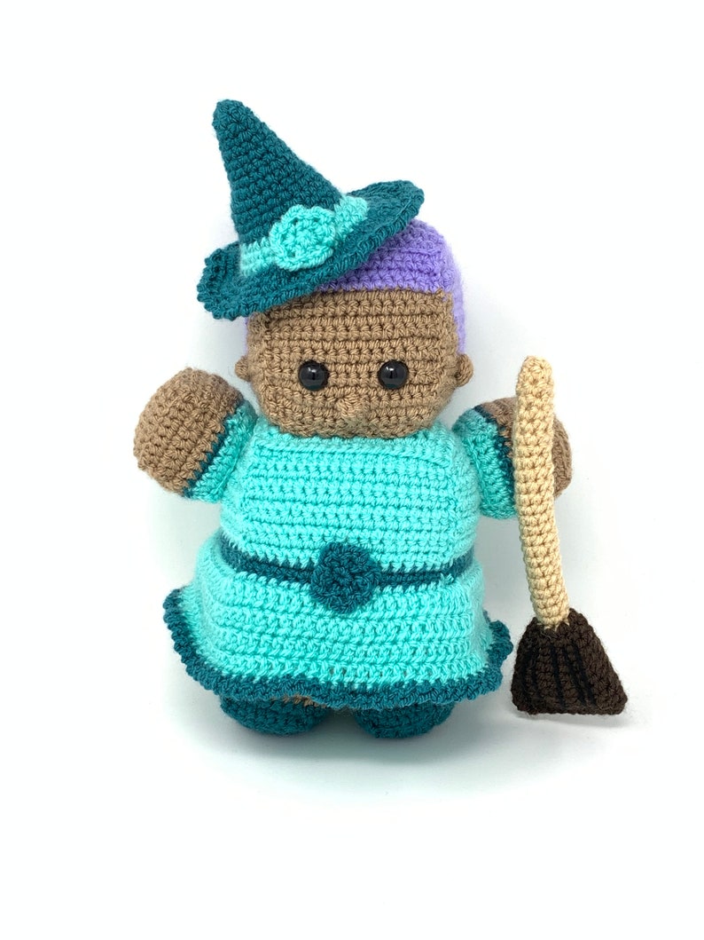 Witch Crochet Pattern Large Witch Amigurumi Crochet Pattern Halloween Amigurumi Halloween Crochet Pattern PDF Crochet Pattern image 8