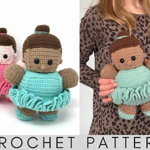 Ballerina Crochet Pattern – Ballerina Amigurumi Crochet Pattern – Ballerina Crochet Doll Pattern – PDF Crochet Pattern