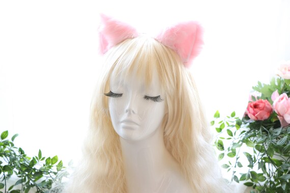 Women Party Costume Girls Hair Hoop Cat Ear Headband Rose Flowers Headwear Women Party Costume Girls Hair Hoop Cat Ear Headband Rose Flowers Headwear