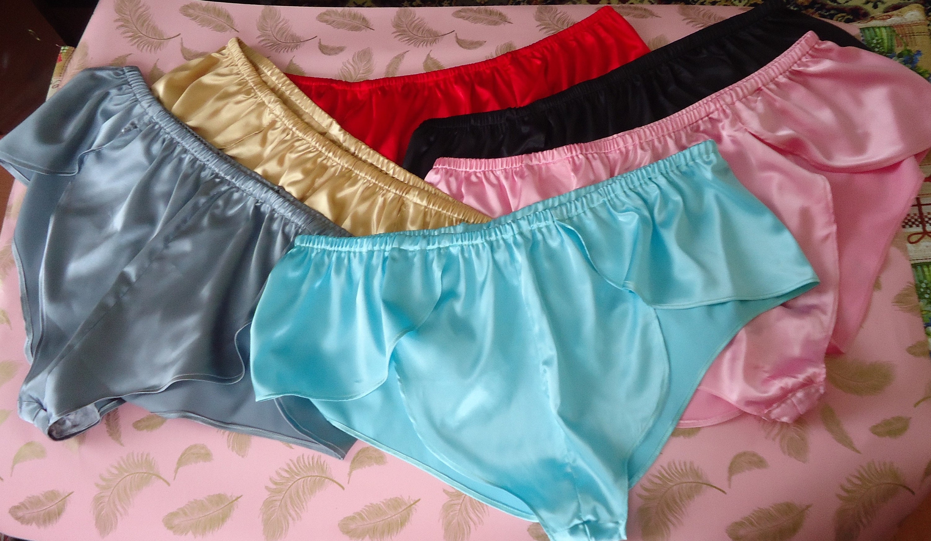 French Knickers, Satin Knickers, Satin Panties, Panties With Slits,vintage  Lingerie , Gift, 