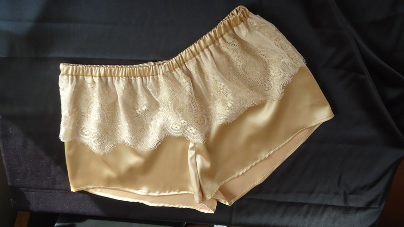 French Knickers Satin Knickers Satin Panties Lace Lingerie Lingerie