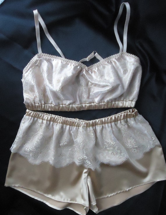 Set Pajama,french Knickers, 