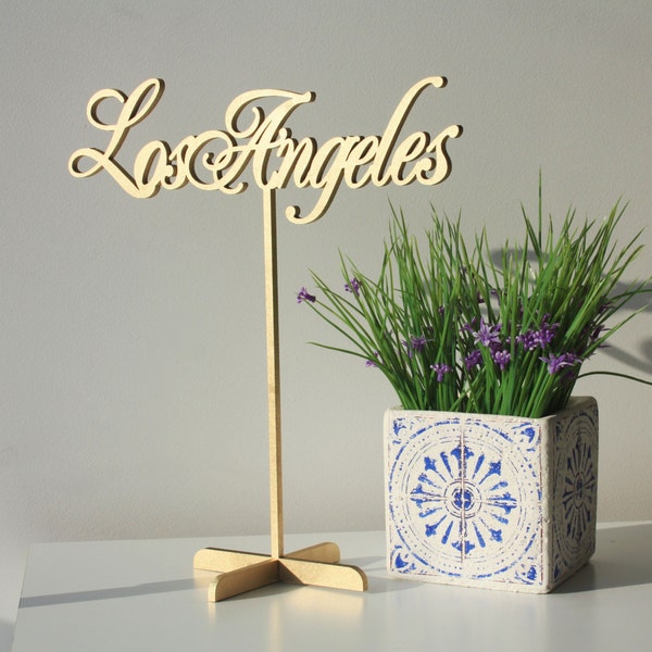 Wedding Table Names, Custom Table Numbers, Wedding Centrepieces, Wooden Table Numbers, Table Sign,Laser Cut Names