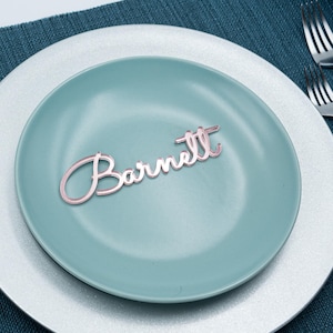 Gouden spiegel acryl gepersonaliseerde bruiloft lasergesneden naam plaatskaarten voor gasten en bruid bruidegom, voor bruiloft of feest tafel plaatsnaamkaart